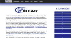 Desktop Screenshot of fullofideas.com