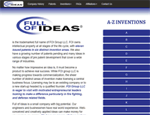 Tablet Screenshot of fullofideas.com